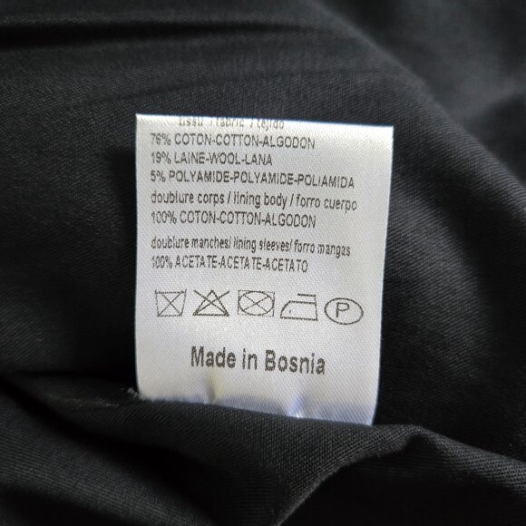 Sandro cropped open front blazer jacket - Picture 7 of 12